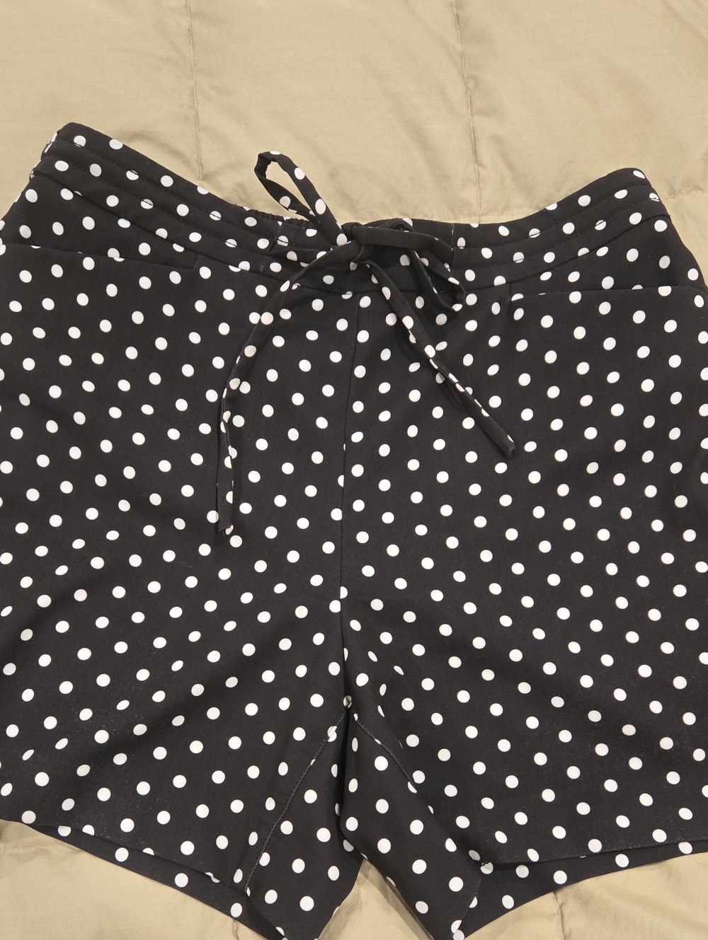 Polka Dot Black & White Shorts